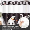 Culudea No Hook Shower Curtain with Snap in Liner 71x74