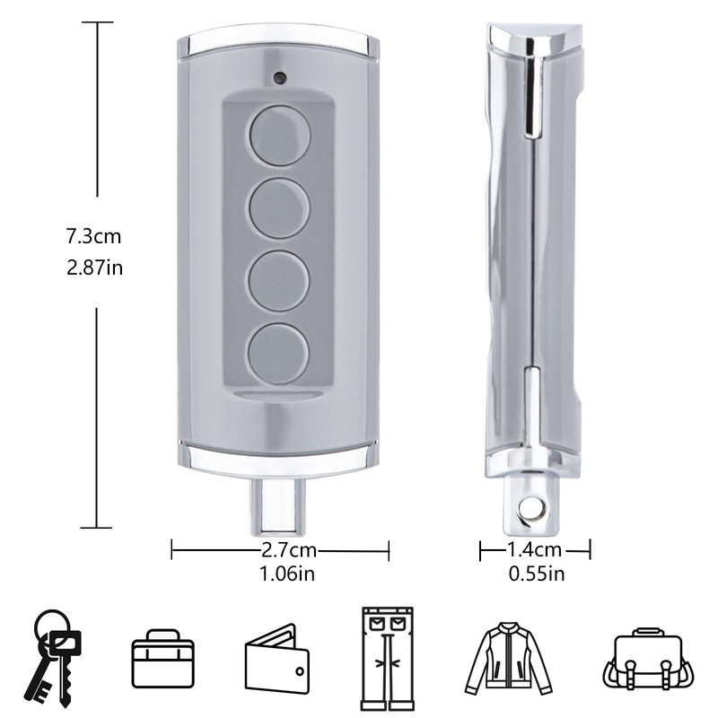 Garage Door Opener Hand Transmitter Compatible with Marantec Digital D302