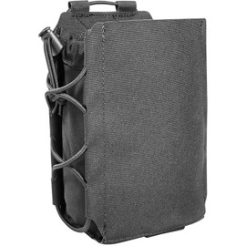 Tasmanian Tiger TT Multipurpose Side Pouch Modular Backpack Additional Bag, Side Pocket, Bottle Bag with Molle System, Tripod Bag, Titanium Grey