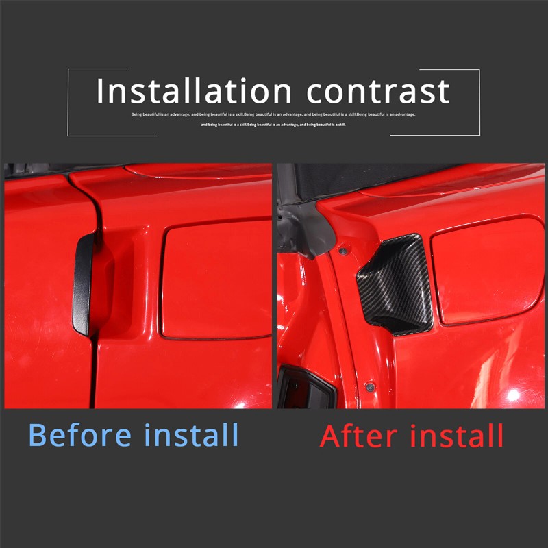 MXtech-23 For Corvette C6 2005-2013 ABS Carbon Fiber Exterior Door