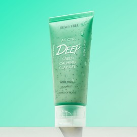 Deweytree [Dewytree] AC Control Deep Green Calming Clay Gel Pore Pack 100ml / [듀이트리] AC 컨트롤 딥 그린 카밍 클레이젤 모공팩 100ml