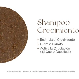 Shampoo en Barra de Crecimiento Capilar, 70 gr, Barra Sólida, Todo Tipo de Pelo, Romero y Canela, con Cúrcuma y Aceite Esencial de Romero, Brillo y Nutrición
