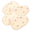 ORFOFE 2pcs Comfortable Saliva Pads Soft Cotton Burp Cloths for