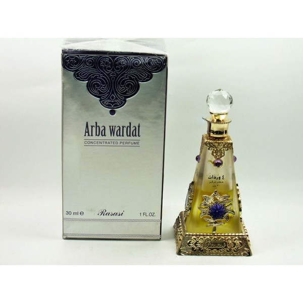 Arba Wardat, Concentrated Perfume Oil by Rasasi - 30ml