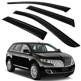 Side Window Deflectors Rain Guards Vent Window Visors for Ford Edge 2007-2014 for Lincoln MKX 2007-2015 Front Rear