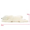 TAMMYFLYFLY Sleep Polar Bear Plush,Cute Stuffed Animal, Plush Toy, 67cm