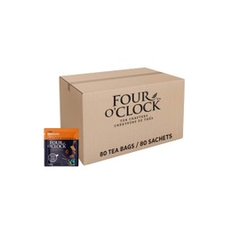 Four O'Clock Espresso Chai Tea Organic Fairtrade, Non-Gmo, Kosher, Gluten-Free, 80 Teabags