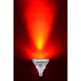 CHASE LIGHTING LED PAR38 120V 20W = 180W , Red Color Non-Dimmable E26 Medium Base Light Bulb