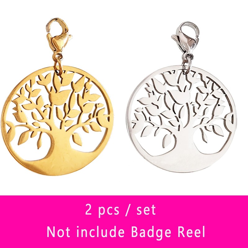 Tree of Life Badge Reel Charm for Student Nurse Teacher,Badge
