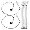 Veemoon 10pcs Pen Lanyards with Ring for Secure Signature Pen