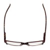 Calabria 743 Designer Reading Glasses w/Matching Case in Brown Plaid