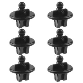 EMSea 6 Pieces Car Rear Shelf Clip Replacement 1028271 Compatible with Ford Fiesta 2001-2008 Compatible with Ford Fusion 2001-2011 Plastic Hat Rack Hanger Clips
