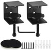 Pack of 2 Shelf Brackets, Wall Shelf, Adjustable Table Clamps,
