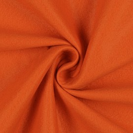 Mondo Tessuti - Fabric cut lens cloth - felt 1 mm - available in various sizes and 60 colours (50 x 70 cm, orange)