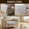 Caffney 2Pcs Waterproof Couch Arm Covers Set Non-Slip Couch Armrest