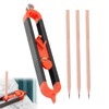 4PCS Scribing Tool Adjustable Contour Gauge MultifunctionProfile Gauge Tool Ensure