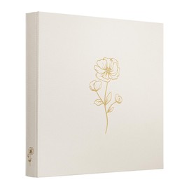 Tslespcx Photo Album 4x6 500 Photos 5 Pictures Per Page, 500 Pockets, Photo Albums 4x6 Pictures, Linen Fabric Cover Large Photo Album Book for Wedding Family Memories(Beige)