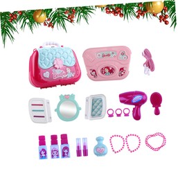 KICHOUSE 20pcs Girl Makeup Kit Girls Makeup Bag Kids Suit Kids Sling Bag Kids Toiletry Bag Girls Makeup Kit Kids Makeup Bag Cosmetology Kit Cosmetic Bag for Girl Boy Child Makeup Set