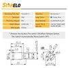 STARELO 5pcs 12mm Momentary led Push Button Switch Black Shell