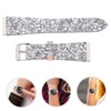 BIUDECO 1pc Glitter Watch Strap for Watch Bling Fashion Replacement