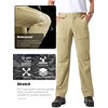 Mens Cargo Hiking Pants, Lightweight Quick Dry Fishing Pants, Water