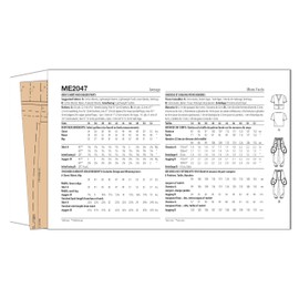 Know Me Men's Jersey Shirt and Jogger Pants Sewing Pattern Kit, Design Code ME2047, Sizes 34-36-38-40-42