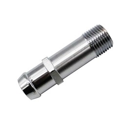 Water Pump Heater Hose 1/2" NPT To 3/4" Barb Chrome Steel Fitting Compatible for SBC BBC Chevy