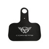 1997-2004 Corvette Gas Door Paint Saver Silver Logo