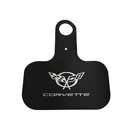 1997-2004 Corvette Gas Door Paint Saver Silver Logo
