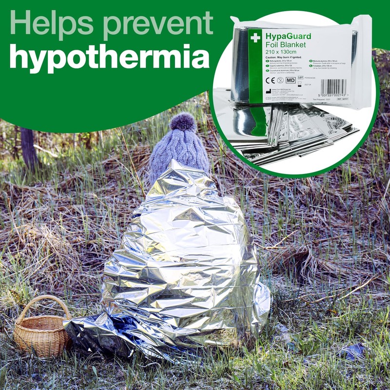 HypaGuard Foil Survival Blanket (Pack of 6)