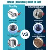 All Metal Handheld Shower Head Holders, 1/2" Shower Hose Holder
