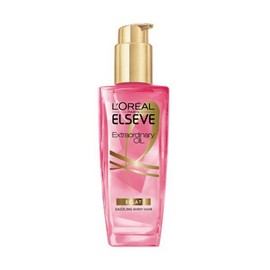 L'Oréal Paris 로레알파리 엑스트라오디네리 헤어오일 에끌라 로즈, 100ml, 1개 [100ml x 2개] L'Oréal Paris Extraordinary Hair Oil Eclat Rose, 100ml, 1 unit [100ml x 2 units]