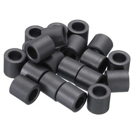 PATIKIL 20pcs Ferrite Toroid Core 10x6x10mm Ferrite Ring Transformer for EMI/RFI Filter, Black