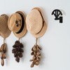 Weysat 4 Pack Cowboy Hat Rack Holder Adjustable Wooden Cowboy