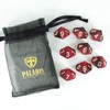 Paladin Roleplaying Red and Brown Dice - 8 D10 set