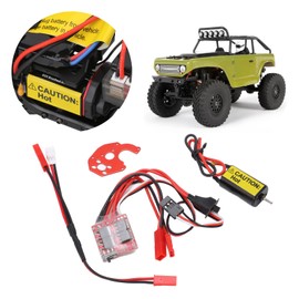 050 66T Brushed Motor + Brushed 30A ESC Set, for Axial SCX24 AXI90081 AXI00002 AXI00001 AXI00004 1/24 RC Car Upgrade Parts