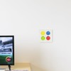Arcade Light Switch Plate Cover, (White/Red,Blue,Green,Yellow) Double Switch, 2-Gang Standard