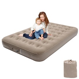 Oversized Twin XL Air Mattress with Built-in Pump, Quick One-Click Inflation & Deflation,Portable Inflatable Mattress Blow up Bed for Home, Camping and Office - 10Inch