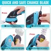 DURATECH 3.6V 3-in-1 Handheld Electric Cordless Hedge Trimmer for Garden,