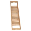 Bamboo Bathtub Tray Simple Durable Bathtub Rack Book Wine Holder