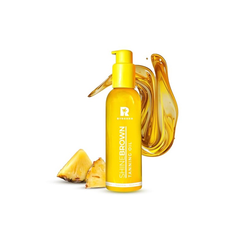 BYROKKO Shine Brown Tropical Tanning Accelerator Oil (145ml) Tanning Oil