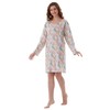Keytime Nightgowns for Women, Women's Sleepwear Lightweight Cotton Nightdress, Crew