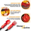 Dinneractive Utensil Set for Kids – Red Firefighter Themed Fork
