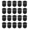 sourcing map 50Pcs Threaded Inserts, M8-1.25x15 Zinc Plated Carbon Steel
