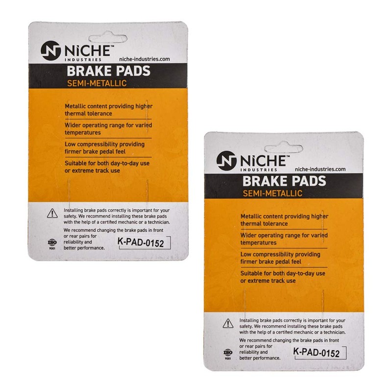 NICHE Brake Pad Set for Honda Goldwing 1800 F6B 06456-MCA-016