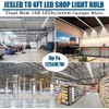 JESLED T8 LED 4FT Type A+B Light Bulbs, 24W(65W Equivalent),