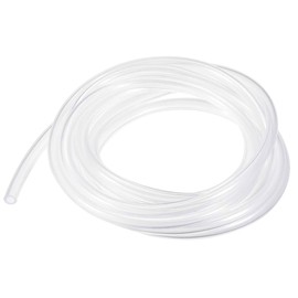sourcing map PVC Hose Tube, 5mm(0.19") ID x 8mm(0.31") OD 3 Meter 9.8ft Clear Vinyl Tubing, Plastic Flexible Water Pipe