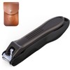 GLAMFIELDS Nail Clippers with No Splash Storage Box, Large Fingernail