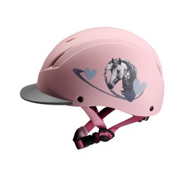 PFIFF ProtectionX Unisex Youth Riding Helmet, Pink, XS