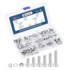 Kozelo 150pcs M5 Socket Head Cap Screws Bolts Nuts Assortment